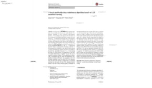 A novel multi‑objective evolutionary algorithm based on LLE manifold learning